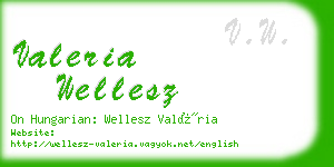 valeria wellesz business card